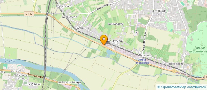 localisation de l'entreprise DEUX FRERES CANAVEIRA  MONTLOUIS-SUR-LOIRE