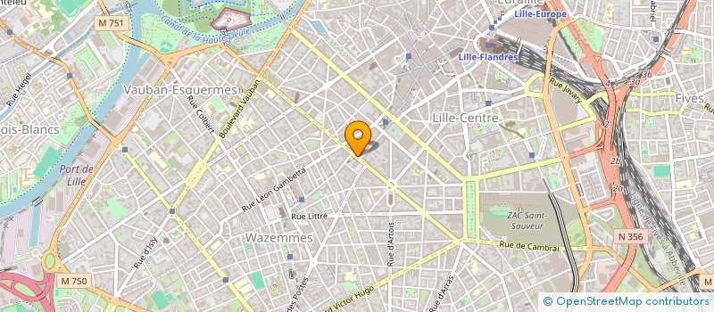 localisation de l'entreprise DEUX G à LILLE