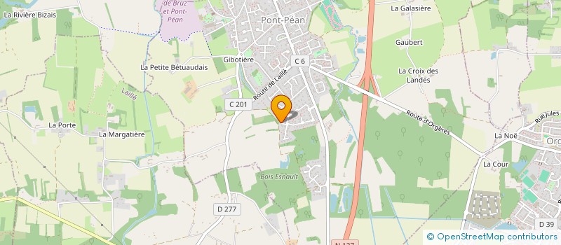 localisation de l'entreprise DEUX GRAINS  PONT-PEAN