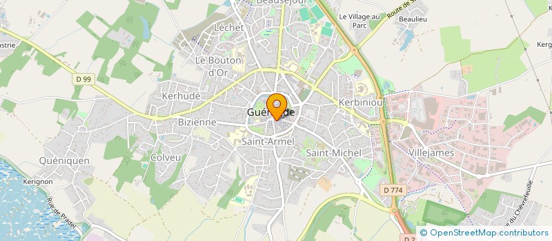 localisation de l'entreprise DEUX JARS à GUERANDE