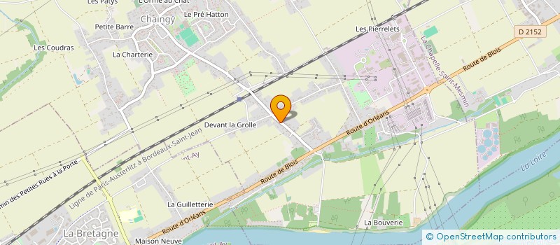 localisation de l'entreprise DEUX LEMOS à CHAINGY
