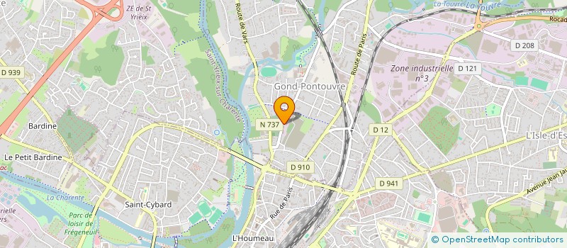 localisation de l'entreprise DEUX . M  GOND-PONTOUVRE