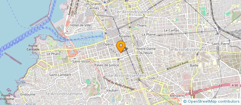 localisation de l'entreprise DEUX M à MARSEILLE