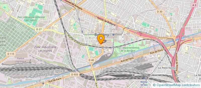 localisation de l'entreprise DEUX M ECHAF  BOBIGNY