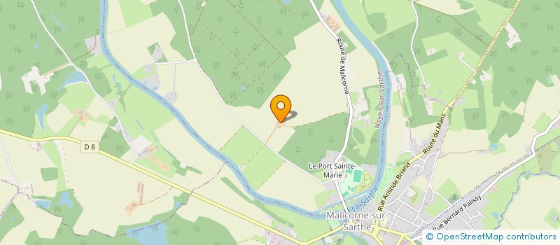 localisation de l'entreprise DEUX M IMMO  NOYEN-SUR-SARTHE