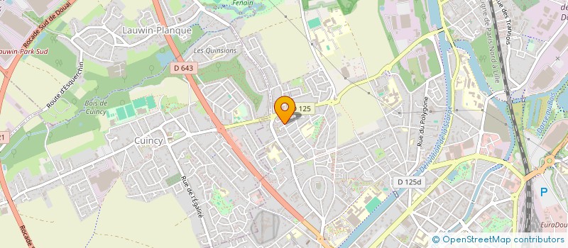 localisation de l'entreprise DEUX MAINS ENSEMBLE à DOUAI