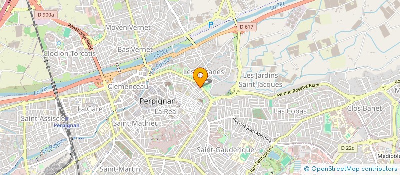 localisation de l'entreprise DEUX MILLE QUINZE à PERPIGNAN