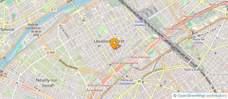 localisation de l'entreprise DEUX MINUTES à LEVALLOIS-PERRET