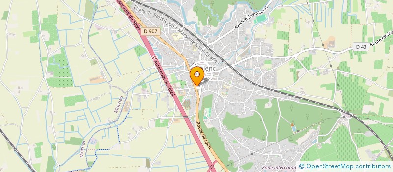 localisation de l'entreprise DEUX O  PIOLENC