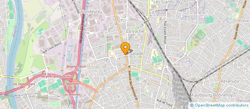 localisation de l'entreprise DEUX PIECES - CUISINE à TOULOUSE