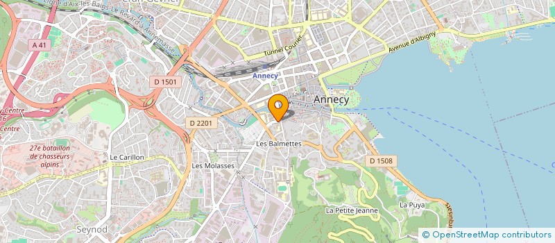 localisation de l'entreprise DEUX PIEDS DEUX POUCES à ANNECY