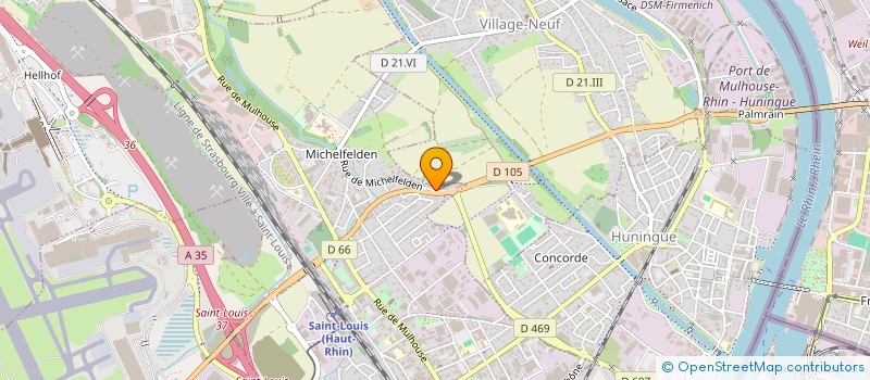 localisation de l'entreprise DEUX-POINT-ZERO  SAINT-LOUIS