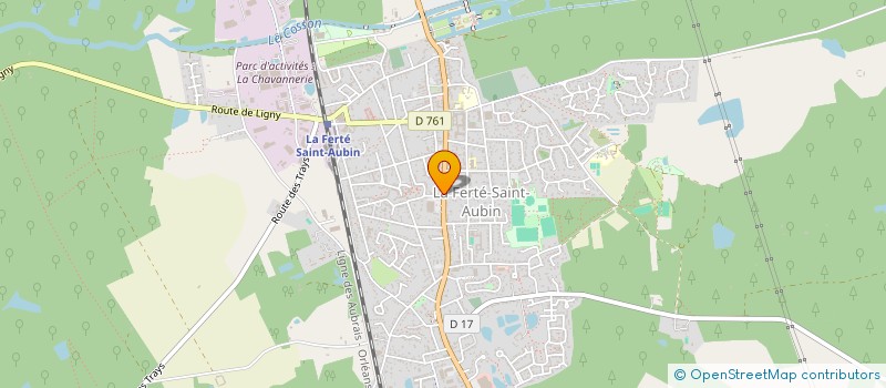 localisation de l'entreprise DEUX POINT ZERO  LA FERTE-SAINT-AUBIN