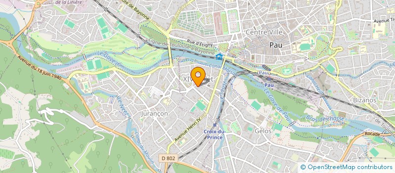 localisation de l'entreprise DEUX R ANC ETABL J R D à PAU