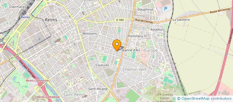 localisation de l'entreprise DEUX RACINES, UN DESERT  REIMS