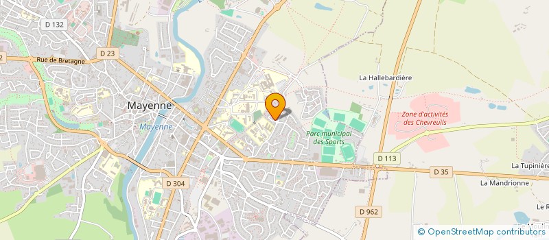 localisation de l'entreprise DEUX RAYON DE SOLEIL à MAYENNE