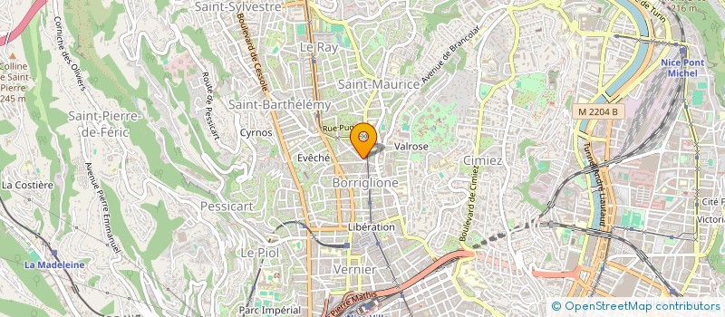 localisation de l'entreprise DEUX ROUES ASSISTANCE à NICE