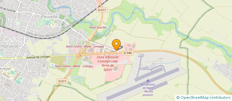 localisation de l'entreprise DEUX SEVRES LOISIRS à NIORT
