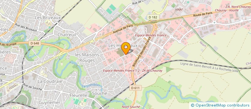 localisation de l'entreprise DEUX-SEVRES SONORISATION à NIORT