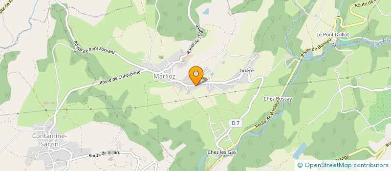 localisation de l'entreprise DEUX TEMPS PRODUCTION  CHAVANNAZ