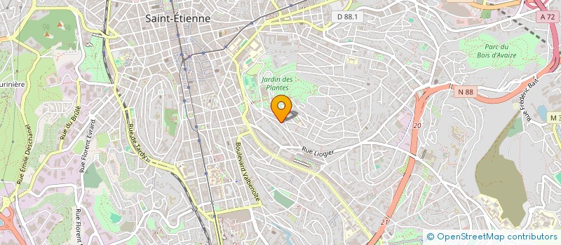 localisation de l'entreprise DEUX TEMPS TROIS MOUVEMENTS  SAINT-ETIENNE