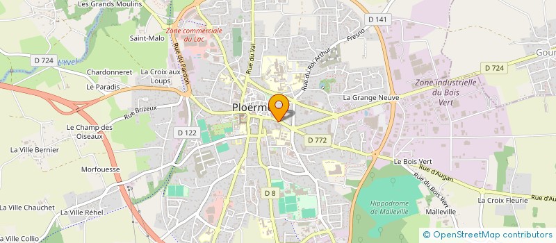 localisation de l'entreprise DEUX TEMPS, TROIS MOUVEMENTS  PLOERMEL