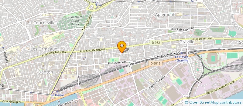 localisation de l'entreprise DEUX TIERS à LE HAVRE