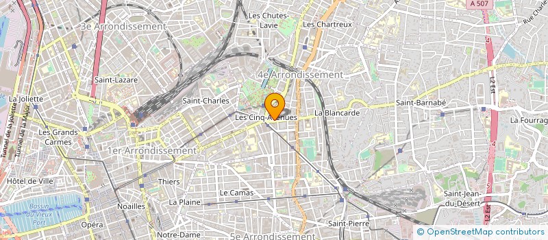 localisation de l'entreprise DEUX UN à MARSEILLE