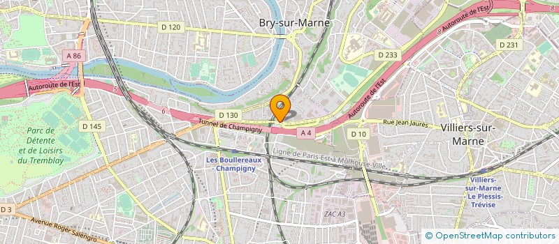 localisation de l'entreprise DEUX VISIONS  CHAMPIGNY-SUR-MARNE