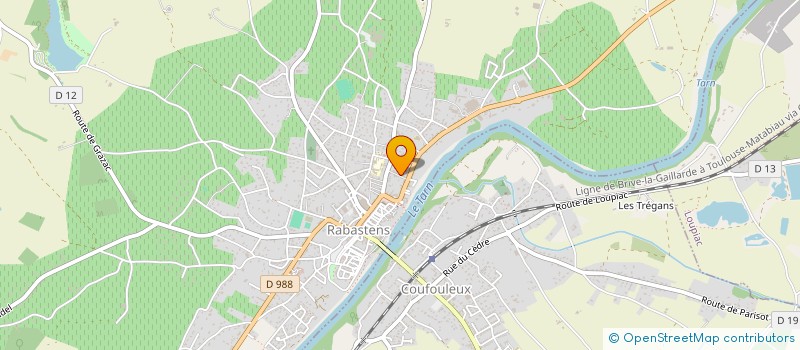 localisation de l'entreprise DEUX ZEBRES SUR LE GRILL  LAUNAC