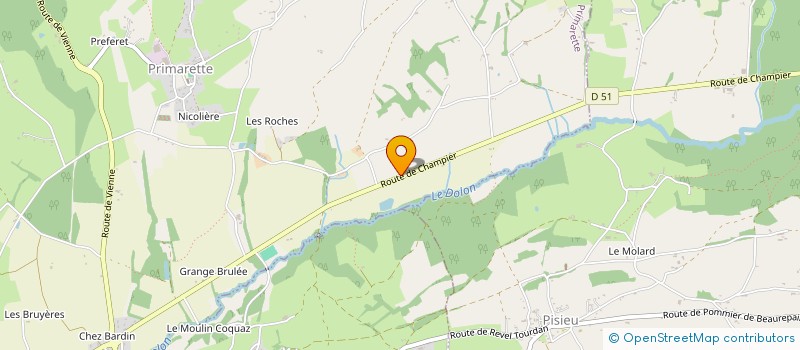 localisation de l'entreprise DEUXEDEUXL  PRIMARETTE