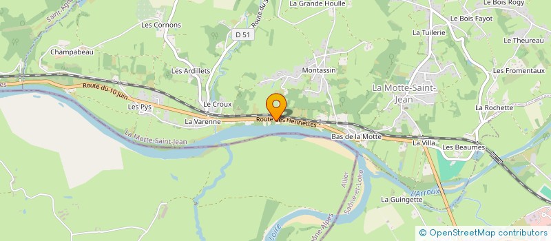 localisation de l'entreprise DEUXIEME  LA MOTTE-SAINT-JEAN