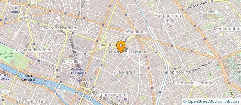 localisation de l'entreprise DEUXIEME BUREAU à PARIS