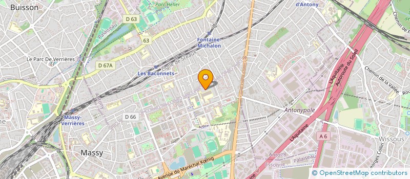 localisation de l'entreprise DEUXIEME CHANCE à MASSY