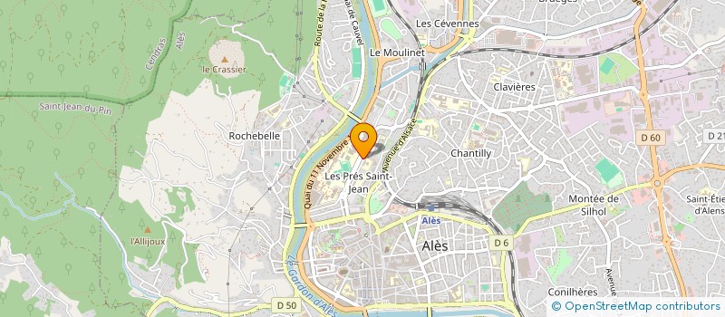 localisation de l'entreprise DEUXIEME CHANCE POUR TOUS  ALES