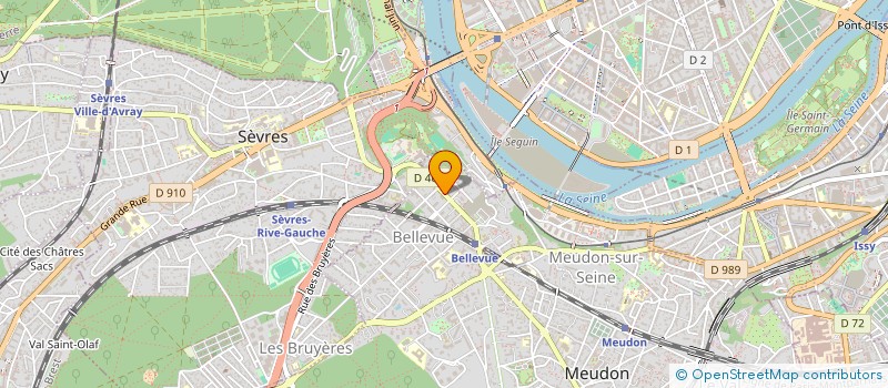 localisation de l'entreprise DEUXIEME EDITION à MEUDON
