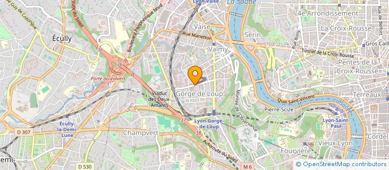 localisation de l'entreprise DEUXLED  LYON