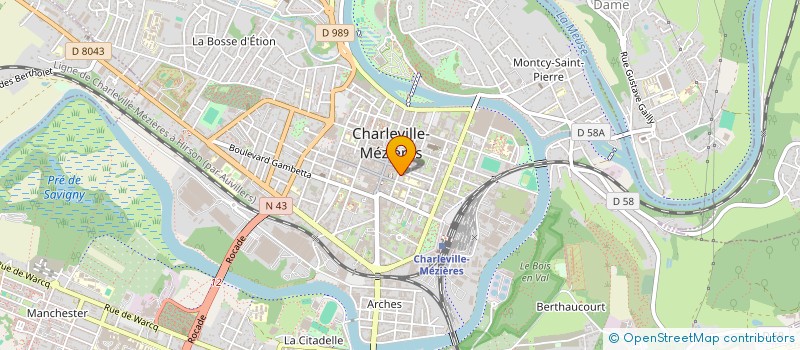 localisation de l'entreprise DEUXMC à CHARLEVILLE-MEZIERES