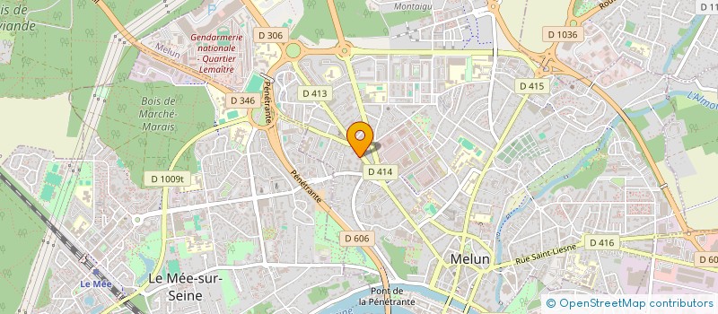 localisation de l'entreprise DEUXROY AUTO à MELUN