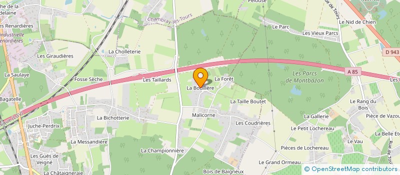 localisation de l'entreprise DEUZACHE à VEIGNE