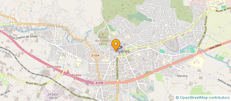 localisation de l'entreprise DEUZAS  HYERES