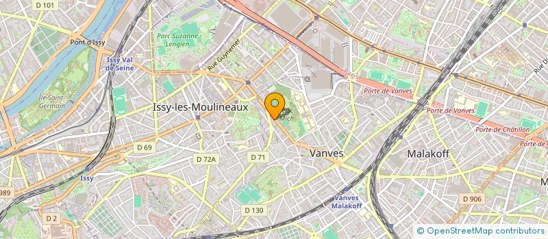 localisation de l'entreprise DEUZEN IMMO  VANVES