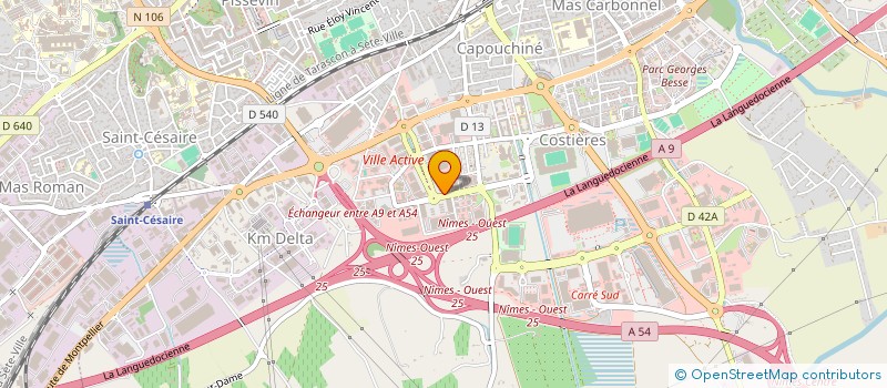 localisation de l'entreprise DEV 95  NIMES