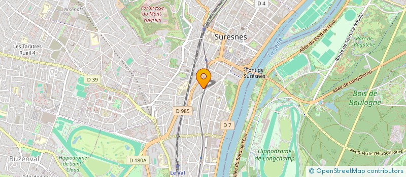 localisation de l'entreprise DEV.AMO à SURESNES