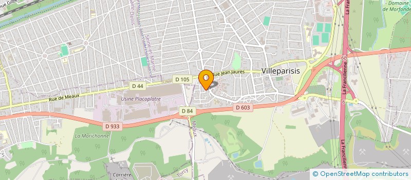 localisation de l'entreprise DEV-BAT à VILLEPARISIS