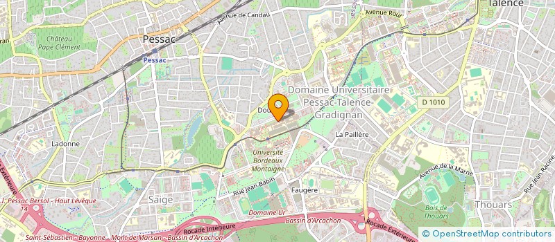 localisation de l'entreprise DEV&CO à PESSAC