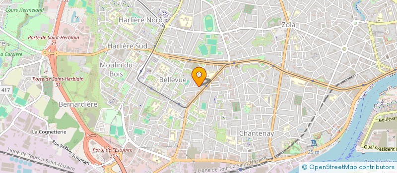 localisation de l'entreprise DEV-COBAT à NANTES