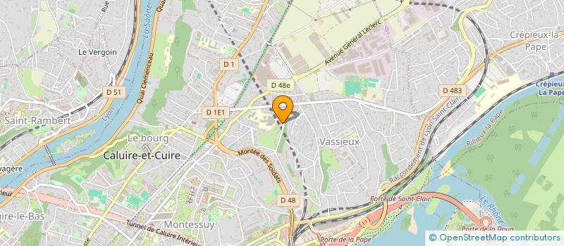 localisation de l'entreprise DEV'CONCEPT  CALUIRE-ET-CUIRE