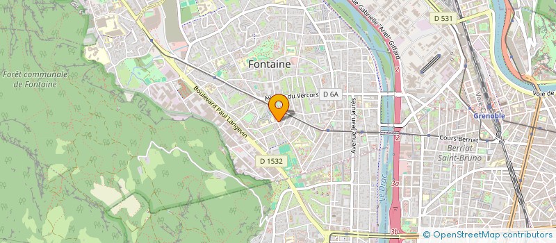 localisation de l'entreprise DEV'CULTUREL  FONTAINE