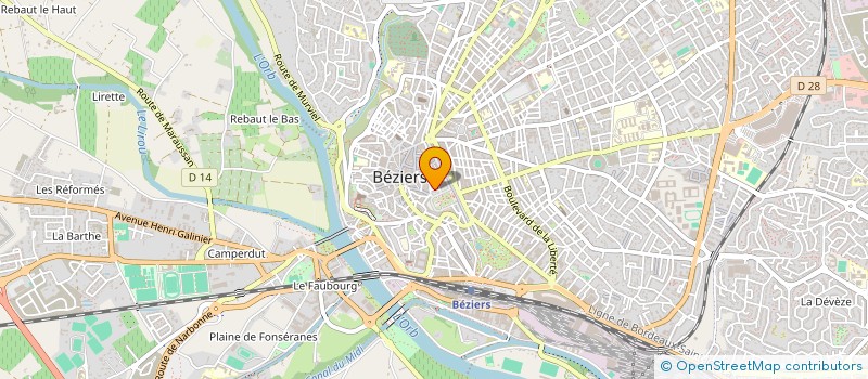 localisation de l'entreprise DEV ENR à BEZIERS